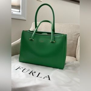Furla green purse
